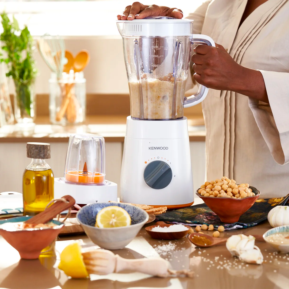 Blender 500 W 2 L + 1 accessoire blanc – Kenwood