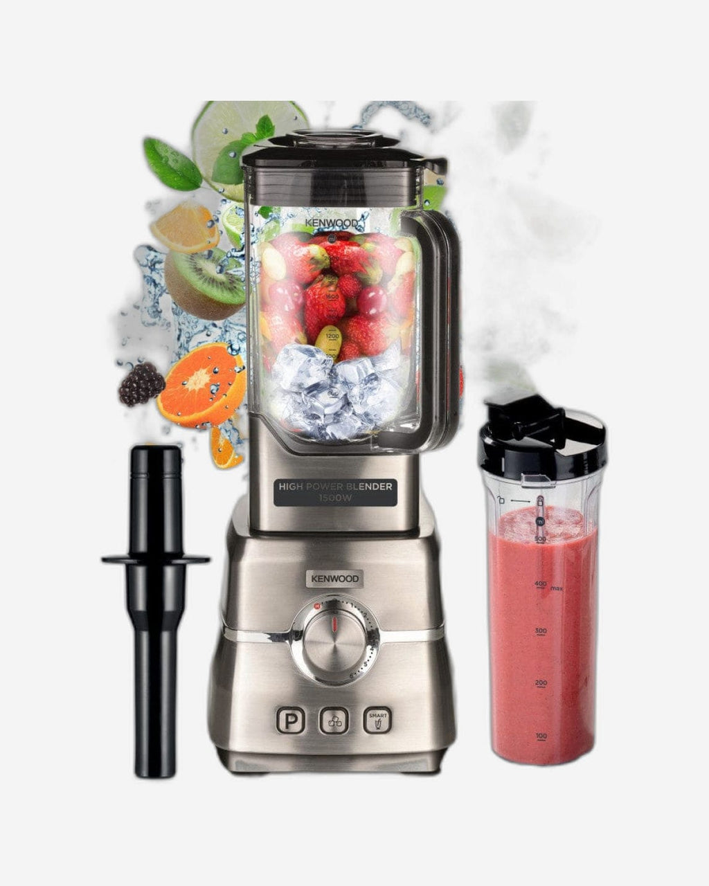 Blender Premium Power 2 L 1500 W + mélangeur à smoothie – Kenwood