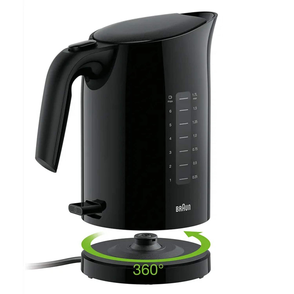 Bouilloire PurEase 1,7 L 2200 W noire – Braun