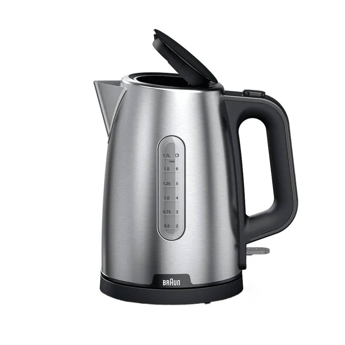 Bouilloire PurShine 1,7 L 2200 W inox noir – Braun