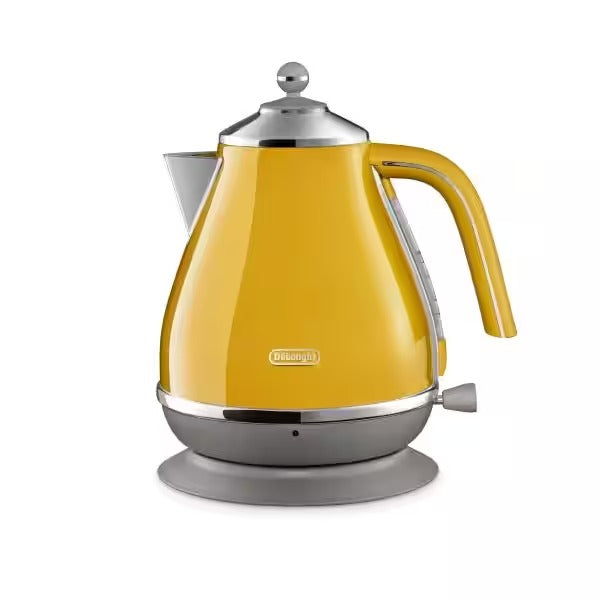 Bouilloire Icona Capitals 1,7 L 2000 W jaune – De'Longhi