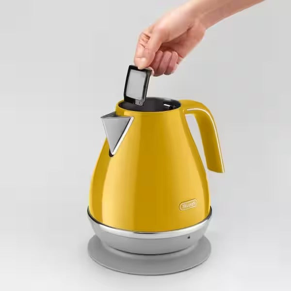 Bouilloire Icona Capitals 1,7 L 2000 W jaune – De'Longhi