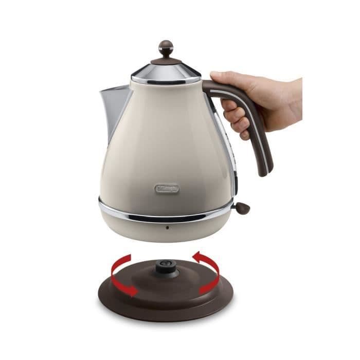 Bouilloire Icona Vintage 1,7 L 2000 W beige – De'Longhi