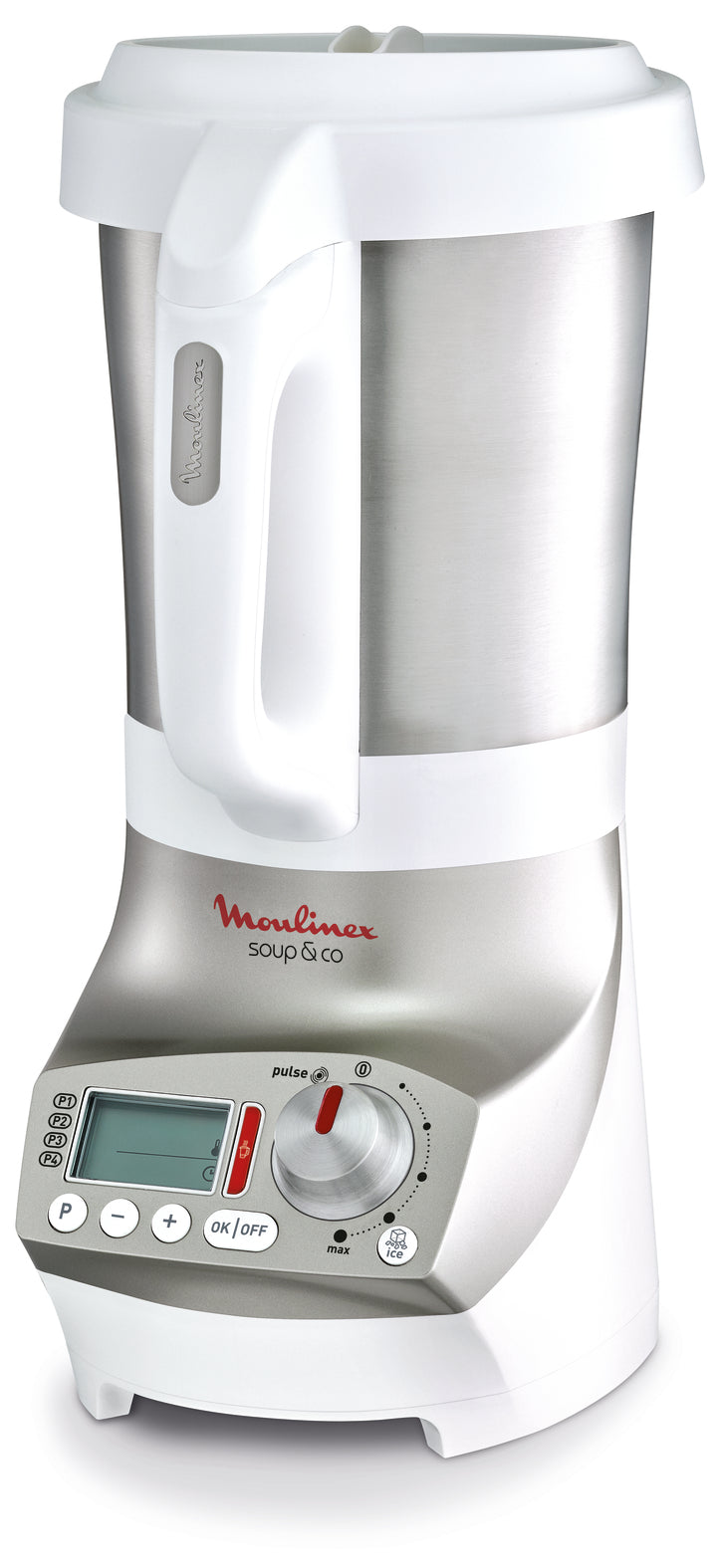 Blender Soup & Co XL blanc et inox – Moulinex