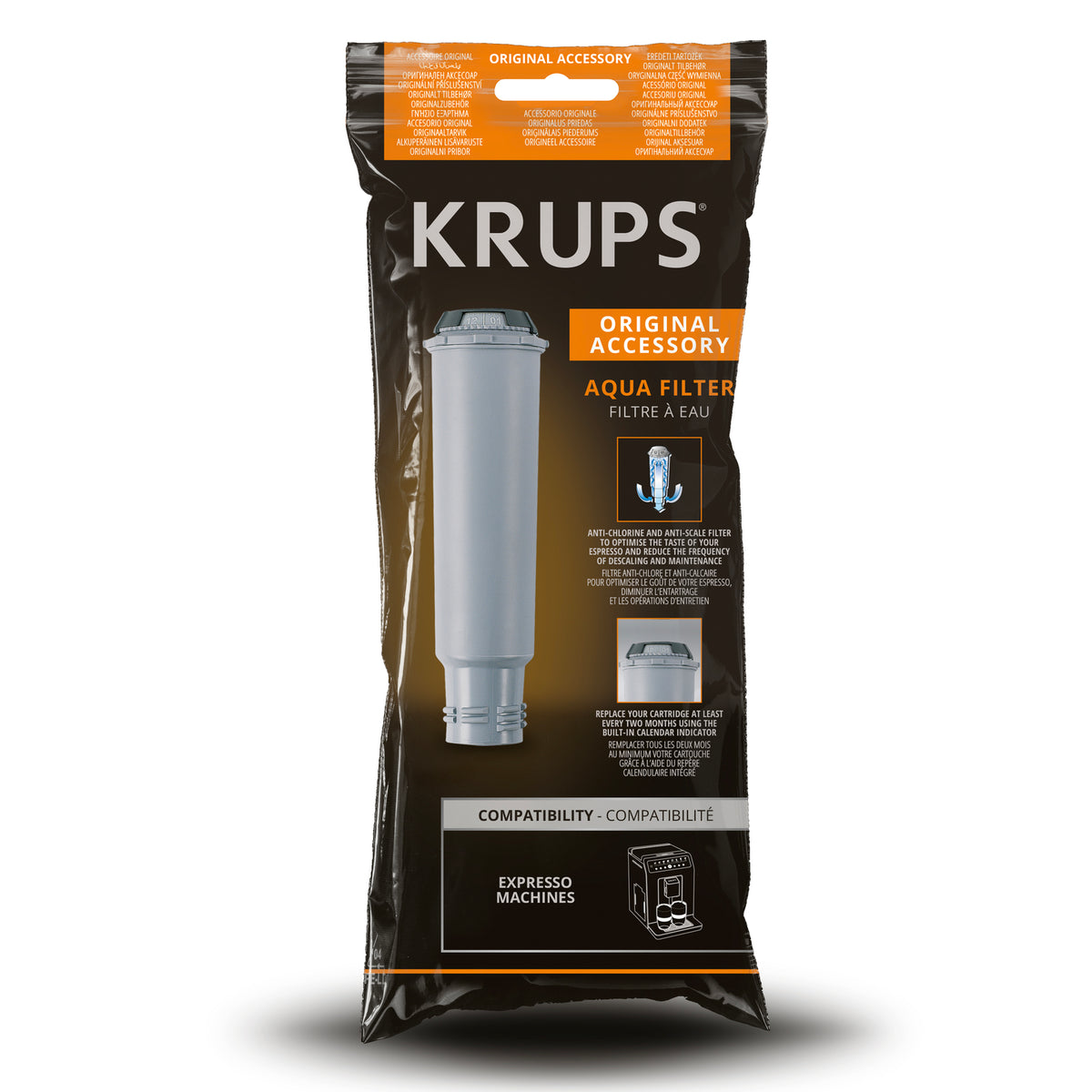 Cartouche filtrante pour machine à expresso – Krups