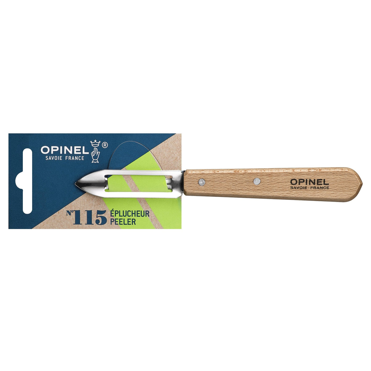 Couteau éplucheur n°115 hêtre – Opinel