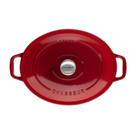 Cocotte ovale rouge 31 cm – Chasseur