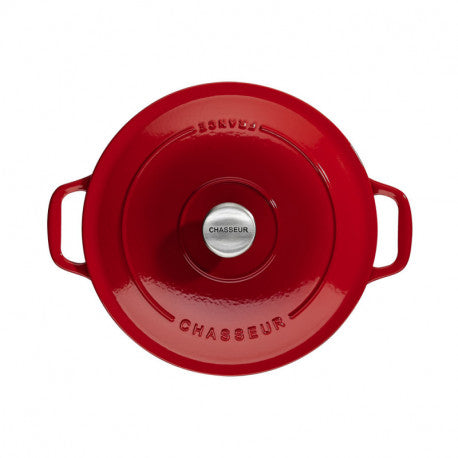 Cocotte ronde rouge 28 cm – Chasseur