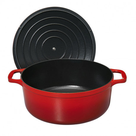 Cocotte ronde rouge 26 cm – Chasseur