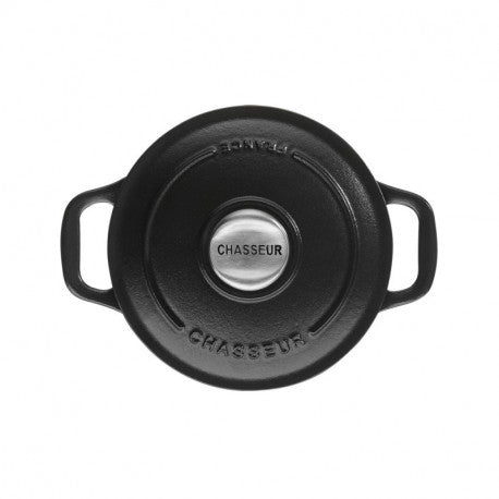 Cocotte ronde noire 16 cm – Chasseur