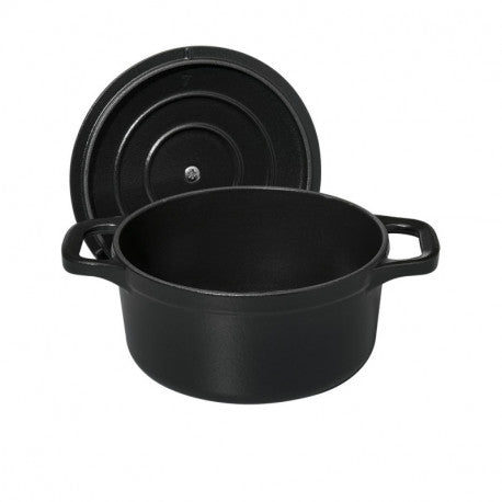 Cocotte ronde noire 16 cm – Chasseur