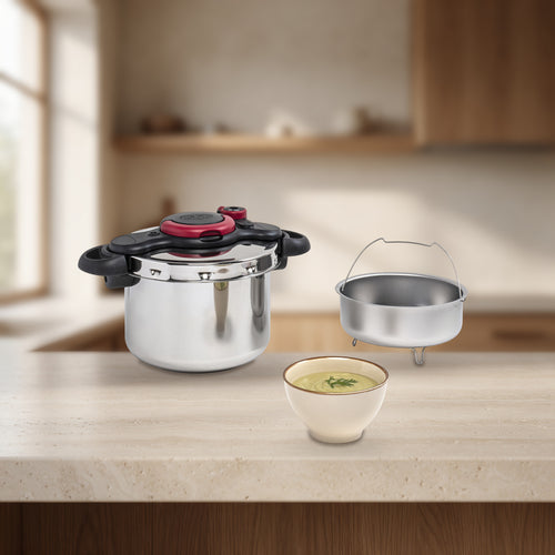 Autocuiseur Clipso Minut’ Duo rouge 5 L – Tefal