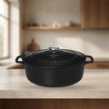 Cocotte ovale noire 31 cm – Chasseur