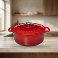 Cocotte ronde rouge 24 cm – Chasseur