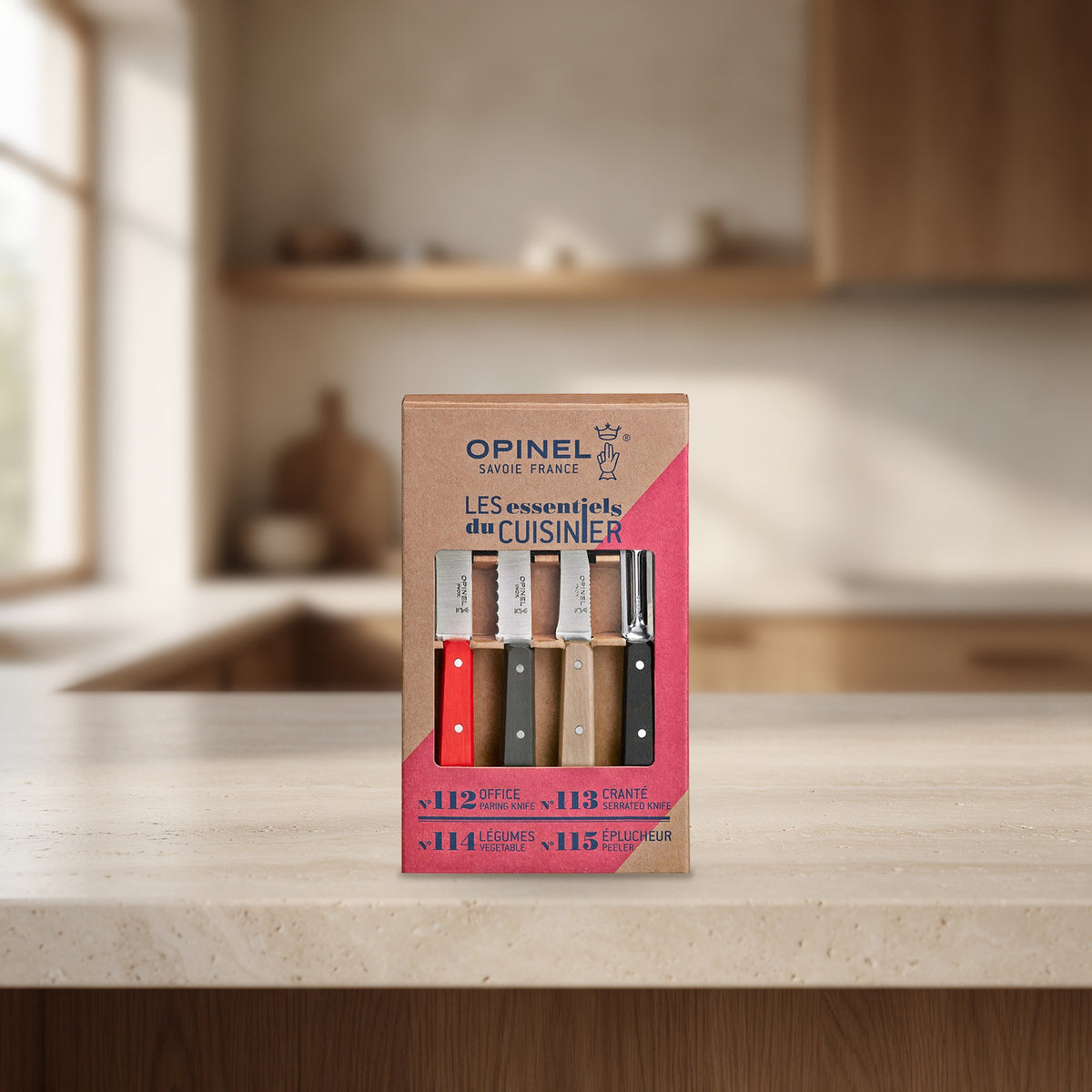 Coffret de 4 couteaux Essentiels Loft – Opinel