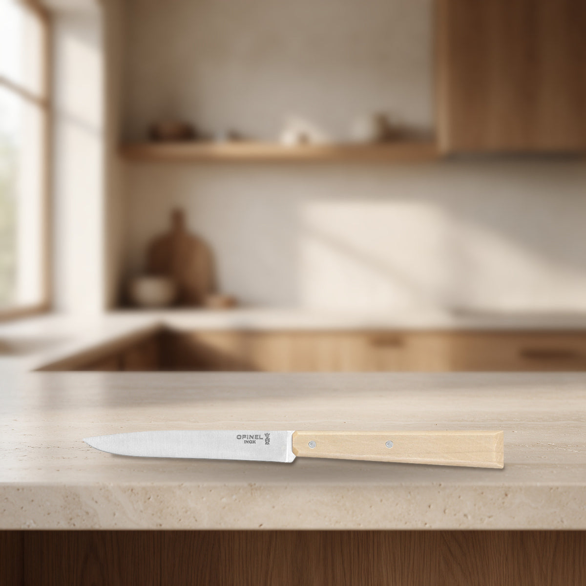 Couteau de table Bon Appétit n°125 bois naturel – Opinel