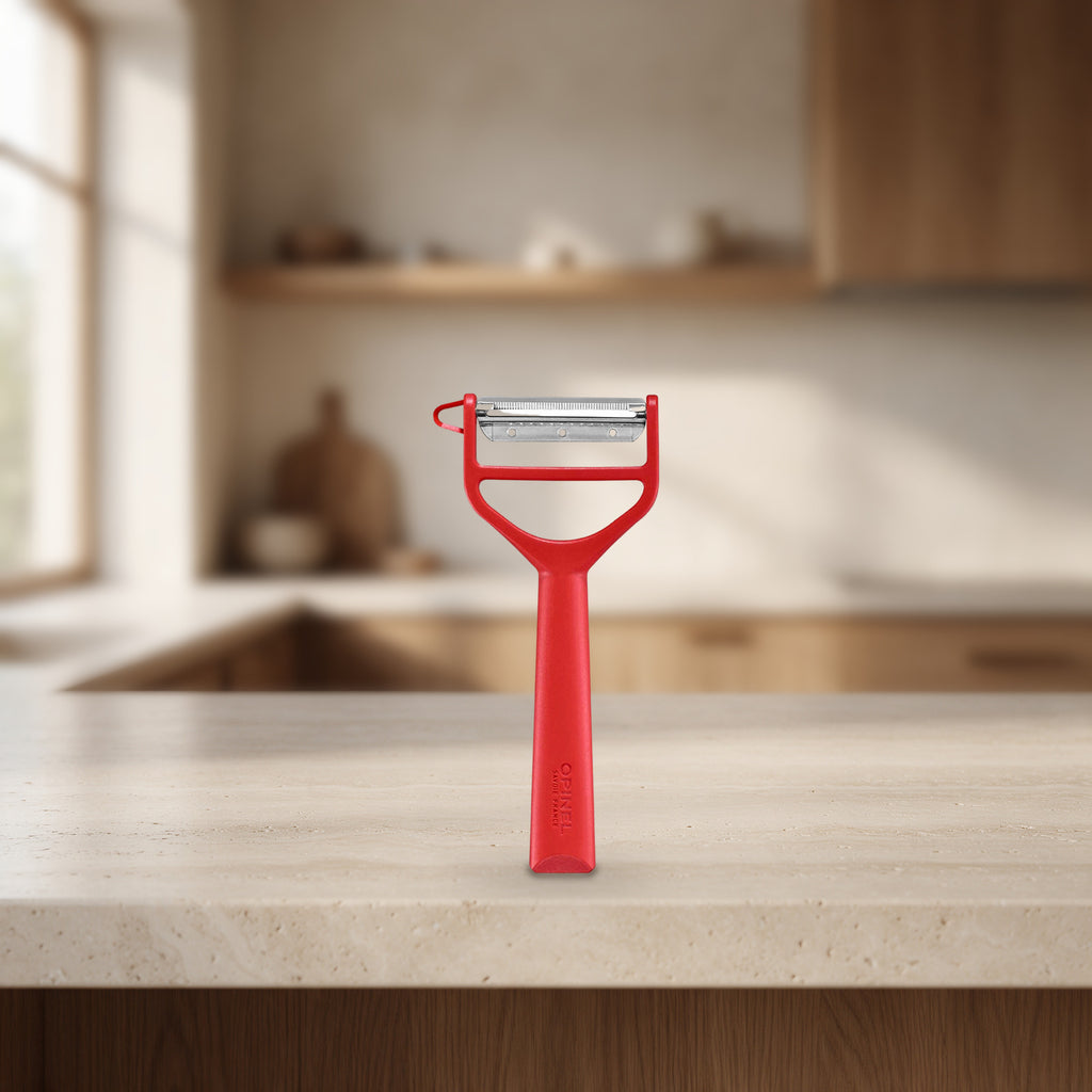 Éplucheur Duo polymère rouge – Opinel